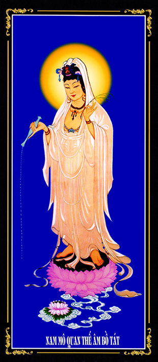 Tranh Quan Thế Âm Bồ Tát